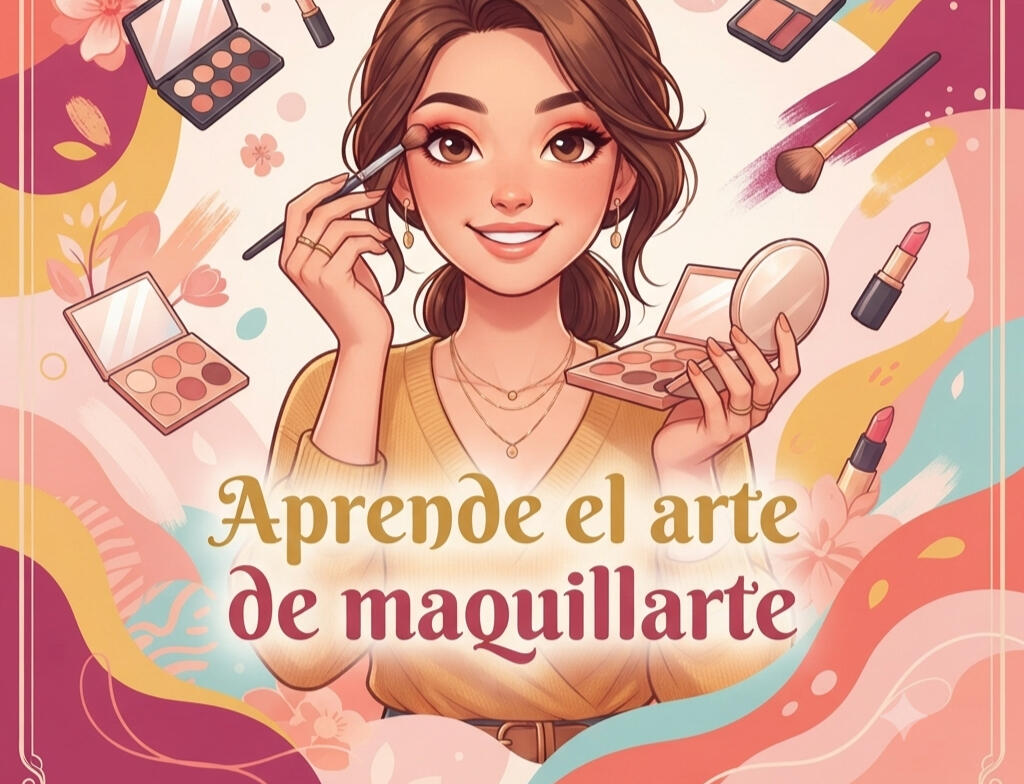 Curso Online de Automaquillaje Imagen de presentación del curso de automaquillaje profesional.